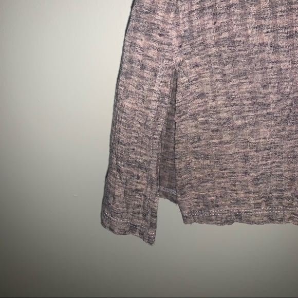 Torrid SnapFront Blush Grey Ribbed Knit Henley Tee - Picture 8 of 11
